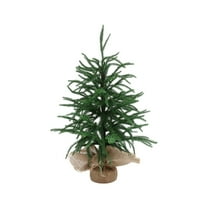 Artificial Christmas Tree for Tabletop Decor, Realistic Mini Potted Xmas Tree for Home Office Desk, Indoor Holiday Decorations for Festive Season