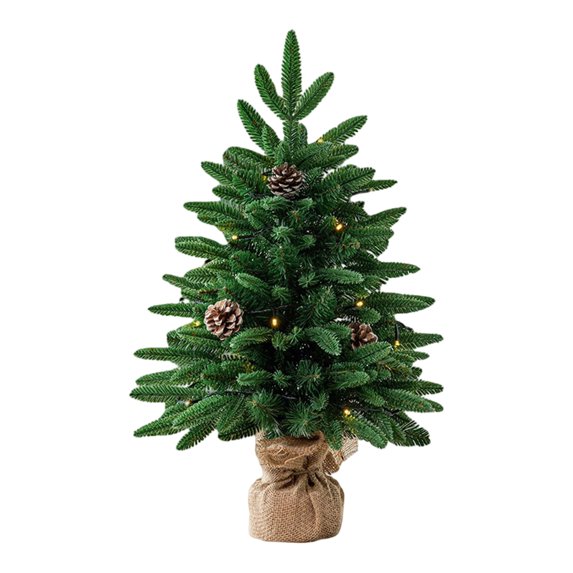 Artificial Christmas Tree with Realistic Branches Flocked Pine Christmas Decorations for Holiday Home Office Indoor Use C