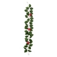 thumbnail image 1 of Artificial Christmas Vines with Red Berries – 3.3ft Holiday Garland Decoration with Holly Leaves – Flexible Hanging Greenery for Fireplace, Door, Window & Party Décor, 1 of 5