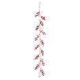 thumbnail image 1 of Artificial Christmas Vines with Red Berries – 3.3ft Holiday Garland Decoration with Holly Leaves – Flexible Hanging Greenery for Fireplace, Door, Window & Party Décor, 1 of 5