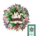 Artificial Christmas Wreath Outdoor Patio Easter Wreath Colorful