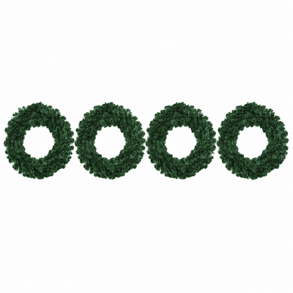 Artificial Christmas Wreath for Front Door, 18 Inch