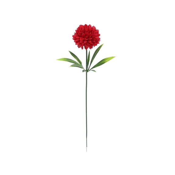 Artificial Chrysanthemum Ball Flowers - 6 pcs Faux Mums Fake Silk Flowers for Bridal Wedding Centerpieces Arrangements Party Home Garden DIY Decor