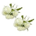 thumbnail image 1 of Artificial Chrysanthemum Flowers Mums 2 Piece 6 Head Silk Flower Stems 11.81 Inches Vase Decor, 1 of 3
