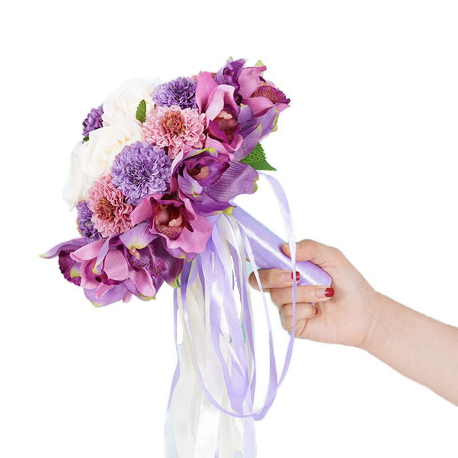Eternal Blossom Silk Carnation Flower, 50 Purple Artificial Flowers, Used  for Wedding Decoration DIY Handmade Flowers, Carnation Flower Diameter 3.5