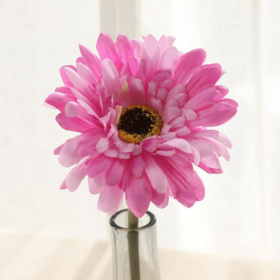 Artificial Chrysanthemum Simulation Flower | Realistic Silk Cloth | Decorative Faux Plant for Home, Table, Office | Multi-Color Options | 12.6x3.54in | 1 Piece | Plastic Material