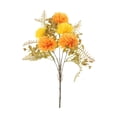 thumbnail image 1 of Artificial Chrysanthemums Silk Fall Flower, Fake Flowers Ball Flower Bouquet for Autumn Wedding Table Centerpieces Vase Floral Arrangement Front Porch Thanksgiving Cemetery Indoor Outdoor Decor, 1 of 5