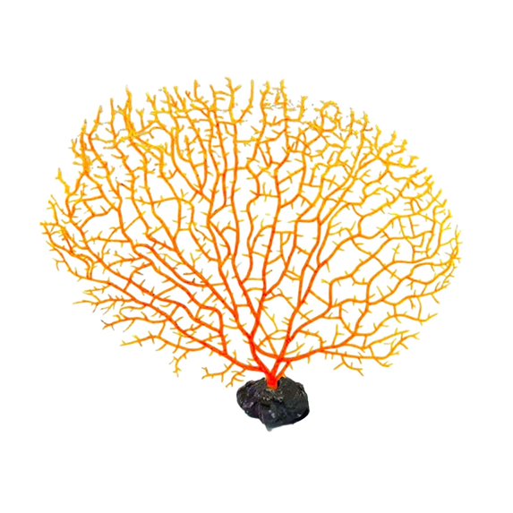 Artificial Coral Branch Décor Faux Coral Reef Décor Sea Fan Coral Decorations