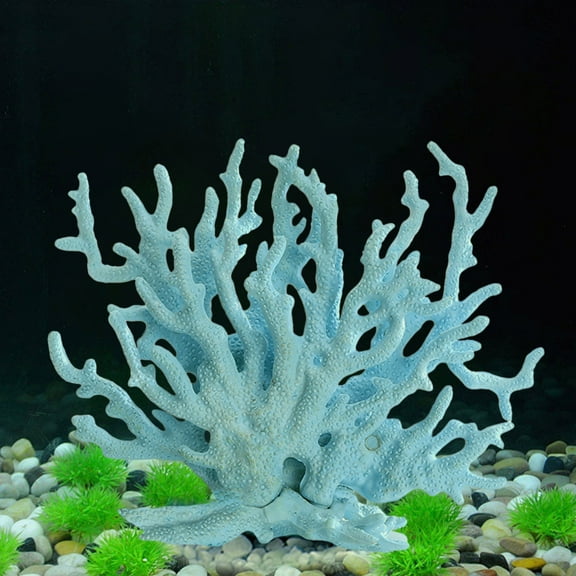 Artificial Coral, Fake Coral Reef Decor, Lifelike Aquarium Ornament for Fish Tank, Saltwater Tank, Beach Theme Room Decoration