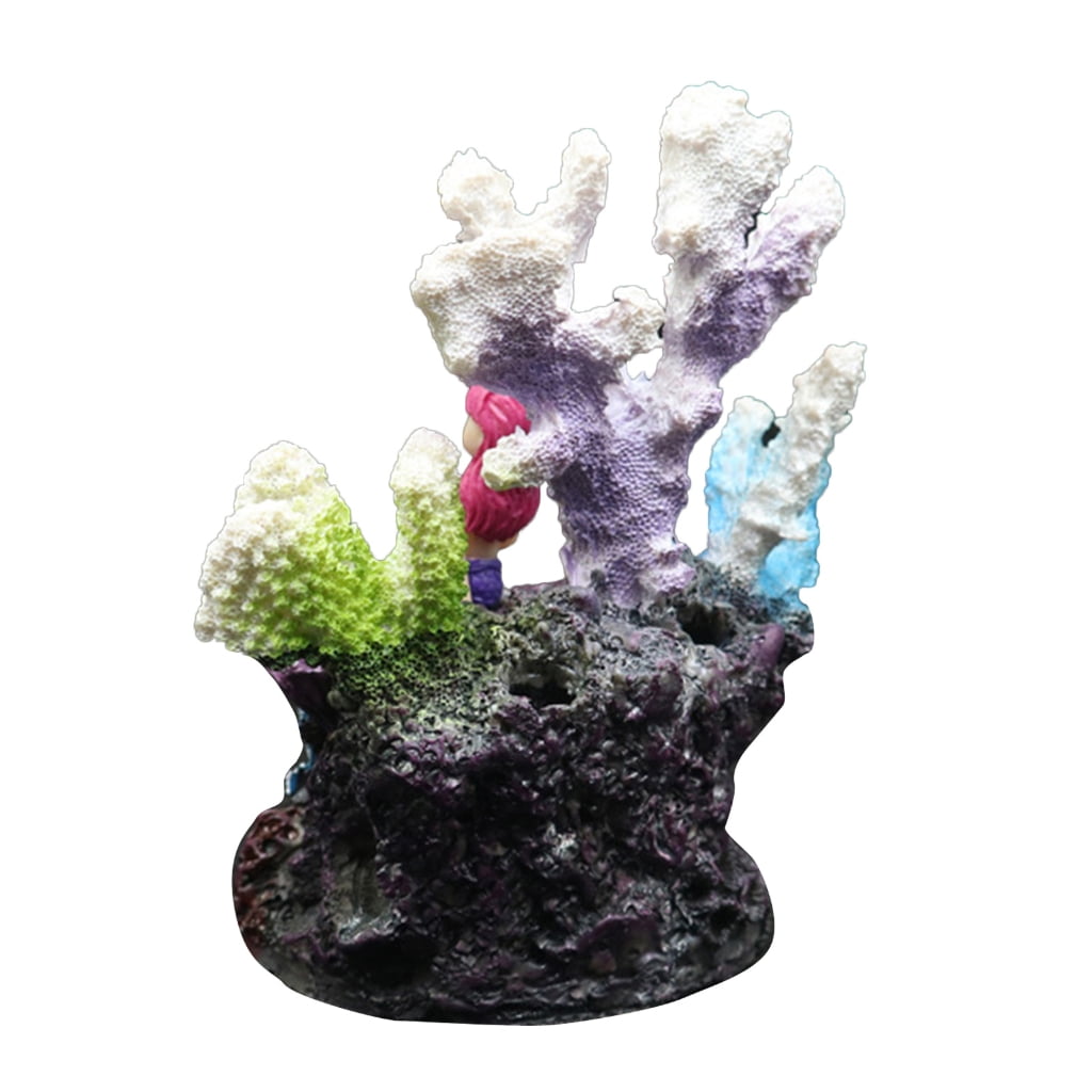 Resin Aquarium Artificial Coral Reef Decoration Fi... – Grandado
