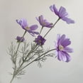 thumbnail image 1 of Artificial Cosmos Flower in Light Purple Color for Home and Garden Decor Realistic Silk Design for Wedding and Party Arrangements, 1 of 8