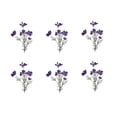 thumbnail image 1 of Artificial Cosmos Flowers Lavender 6 Pcs 23.6 In Faux Fake Flowers For Home Decor Vase Arrangement, 1 of 9
