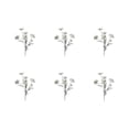 thumbnail image 1 of Artificial Cosmos Flowers White 6 Stems 23.6 In Faux Chrysanthemum For Home Wedding Party Decor, 1 of 9