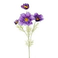 thumbnail image 1 of Artificial Cosmos Galsang Flower Long Stem Fade Proof Simulated Silk Cosmos Galsang Flower for Home Party Wedding Purple Blue, 1 of 1