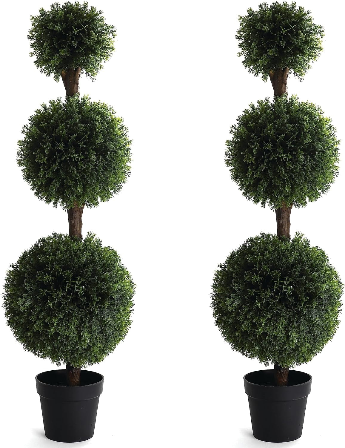 Artificial Cypress Topiary Tree 4' Cypress Tree Indoor/Outdoor