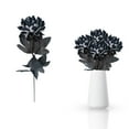thumbnail image 1 of Artificial Dahlia Flowers,1 Pack Gothic Dead Flowers with Long Stems,Silk Flower for Halloween Wedding Decor,Floral Arrangements(Black White), 1 of 9