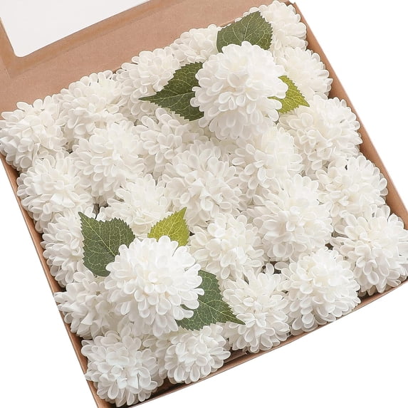 Artificial Dahlia Flowers 25pcs Real Looking Navy Blue Foam Fake Roses with Stems for DIY Wedding Bouquets Bridal Shower Centerpieces Floral Arrangements Party Tables Home Decoration