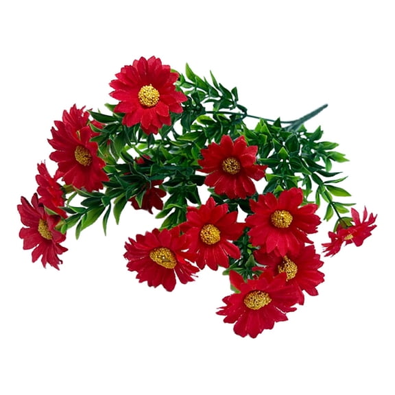 Cemetery Memorial Artificial Bloom Flowers, Realistic Silk Bouquet for ...
