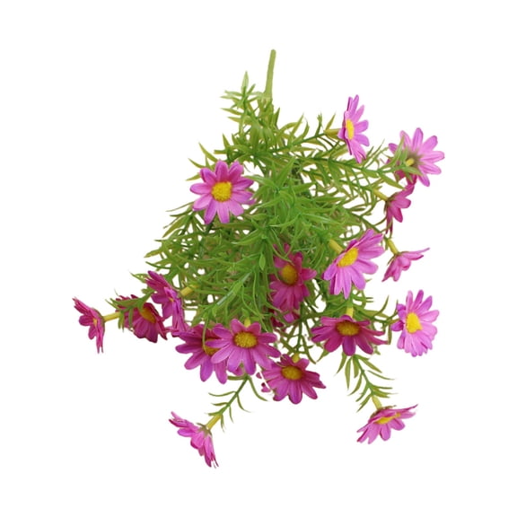 Artificial Daisy Bundles, Decorative Floral Bouquets, Fake Flower Sprigs, Outdoor UV Resistant Faux Floral Stems, Realistic Outdoor Flowersfor Wedding, Vase, Table Centerpiece, Home Decor