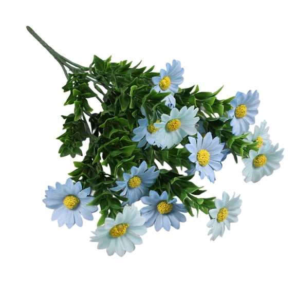 Artificial Daisy Flower Bouquet Stems, Faux Wildflower Branches for Spring Easter Decor, Wedding Centerpieces & Table Arrangements