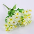 thumbnail image 1 of Artificial Daisy Flowers Bouquet, Faux Silk Wildflowers for Home Garden Decor Indoor Outdoor, Real Touch Fake Plants，A，12 In, 1 of 9