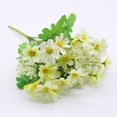 thumbnail image 1 of Artificial Daisy Flowers Bouquet, Faux Silk Wildflowers for Home Garden Decor Indoor Outdoor, Real Touch Fake Plants，D，12 In, 1 of 9