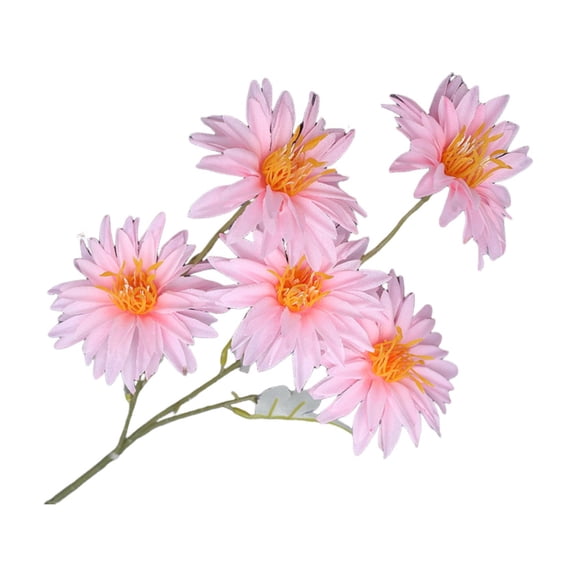 Artificial Daisy Flowers with Stems for Autumn Flower Arrangements, 22" Fake Burgundy Chrysanthemums Silk Flowers for Fall Floral Decor, Faux Wildflowers Mums Sprays for Centerpiece