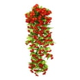 thumbnail image 1 of Artificial Daisy Garland Red Hanging Silk Flowers Vine Wall Decor for Home Wedding Party Festival, 1 of 7