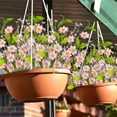 thumbnail image 1 of Artificial Daisy Stems, Fake Flowers Bouquet with Green Leaves for Home Office Vase Wedding Party Easter Holiday Decoration, Realistic Spring Floral Arrangement, 1 of 6