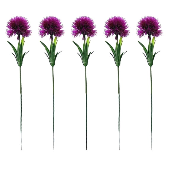 Artificial Dandelions, 5 Pieces Flower Bouquet, Realistic Faux Plants for Home Decor, Office Spaces, Event Decorations, Perfect for Tabletops, Versatile Greenery for Any Environment