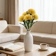 thumbnail image 1 of Artificial Dandelions Flower Bouquet, Realistic Faux Plants With Vibrant Colors For Wedding Home Hotel Decorations, Compact Space-Saving Artificial Floral Arrangement For Photography Props, 1 of 6