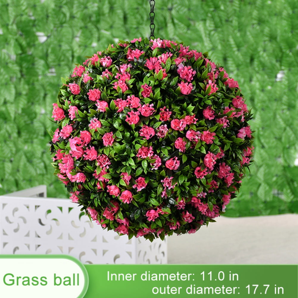 Artificial Decorative Balls,Faux Decorative Greenery Balls,Green