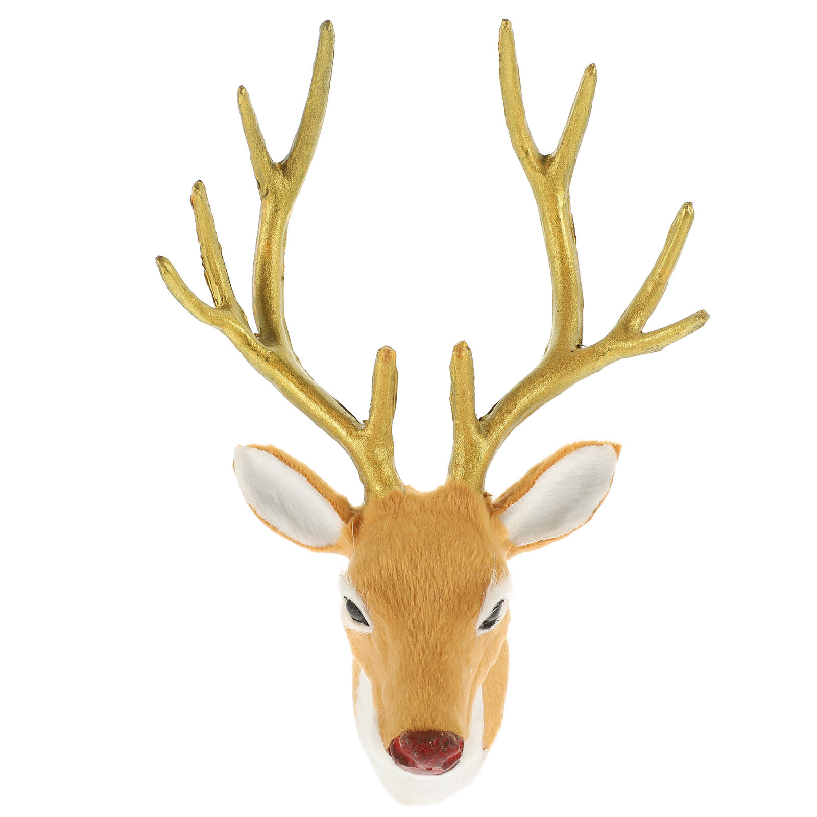 Artificial Deer Head Ornament Christmas Holiday Party Photo Prop Xmas