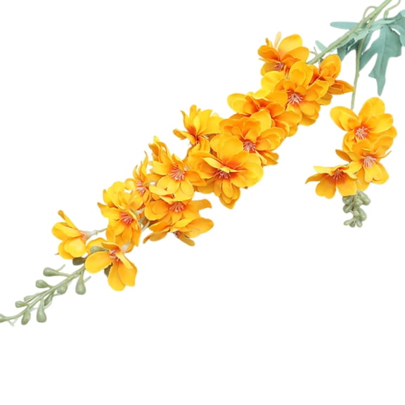 Artificial Delphinium Flowers, Binkne 33.8" Silk Flowers Bulk Larkspur Artificial Flower Long Stem Fake Delphinium Plant Flower for Tall Vase Floral Arrangement Centerpiece Bouquet Home Decor