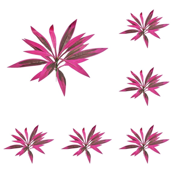 Artificial Dracaena for Bedroom and Living Room Home Decor, Potted for Interior Decoration, Adornos para Sala y Hogar Indoor 6 Pcs