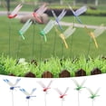 thumbnail image 1 of Artificial Dragonfly Pole Clips for Outdoors,Dragonfly Hat Clip On, Fake Dragonfly Pole Clip 3D Dragonfly Decor Gardening, Fake Dragonfly Clip,3D Dragonfly Garden Decorative Clips Easy to Use(6PCS), 1 of 7