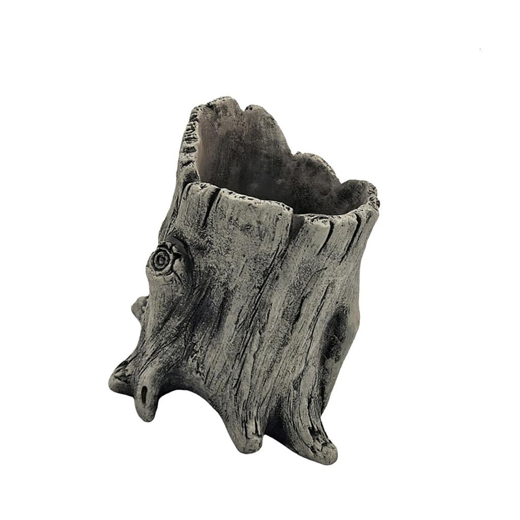 Giaone Artificial Driftwood Flower Pots Natural Flower Pots Bucket Rustics Stumps