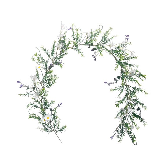 Artificial Easter Egg Garland, Easter Garland Faux Spring Vine with Easter Eggs, Greenery Spring Floral Garland, Spring Vine String Hanging for Springtime Party Decor
