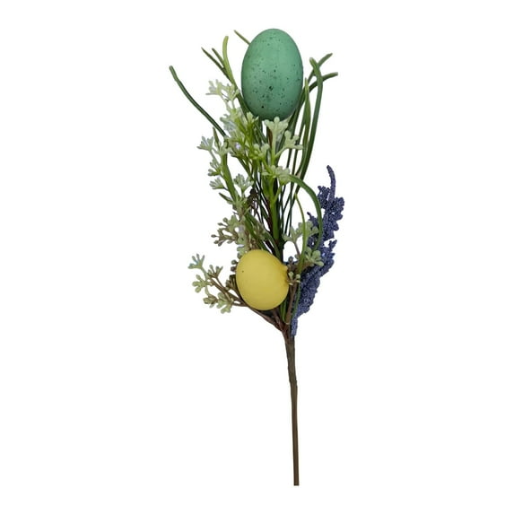 Artificial Easter Flower, Easter Colorful Egg Berries Decorations, Spring Flower Stems Egg Twig Branches, for Home Party Vase Flower Arrangement Centerpiece Decor