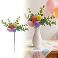 thumbnail image 1 of Artificial Easter Spray Vine - Pastel Easter Egg & Berry Twig Branches for Spring Floral Arrangements, Wreath Decor, Centerpieces & Table Vase Decorations (1-5 Pack), 1 of 7