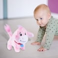 thumbnail image 1 of Artificial Electronic Donkey Toy for Kids, Walking Interactive Plush Pet, Realistic Sounds Stuffed Animal, Pink, 1 of 6