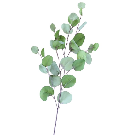 Artificial Eucalyptus Flowers Decorative Wedding Embellishment Faux Silk Flower DIY Wreath Imitation Plants Leaves for Garden