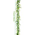 Artificial Eucalyptus Garland Fake Eucalyptus Greenery Garland Fake