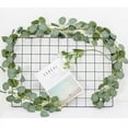 thumbnail image 1 of Artificial Eucalyptus Garland Greenery Eucalyptus Vines Faux Silver Dollar Eucalyptus Strands for Mantle Table Wedding Party Garden Home Decoration, 1 of 10