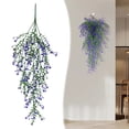 thumbnail image 1 of Artificial Eucalyptus Hanging Vine 29.5in Trailing Greenery Garland with Buds for Wall Balcony Home Decor,I,1 Bundle, 1 of 9
