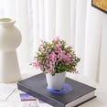 thumbnail image 1 of Artificial Eucalyptus Plant in Pot, Realistic Fake Greenery for Home Office Decor, Indoor Outdoor Houseplant for Desk Shelf Mantel Decorations, 1 of 6