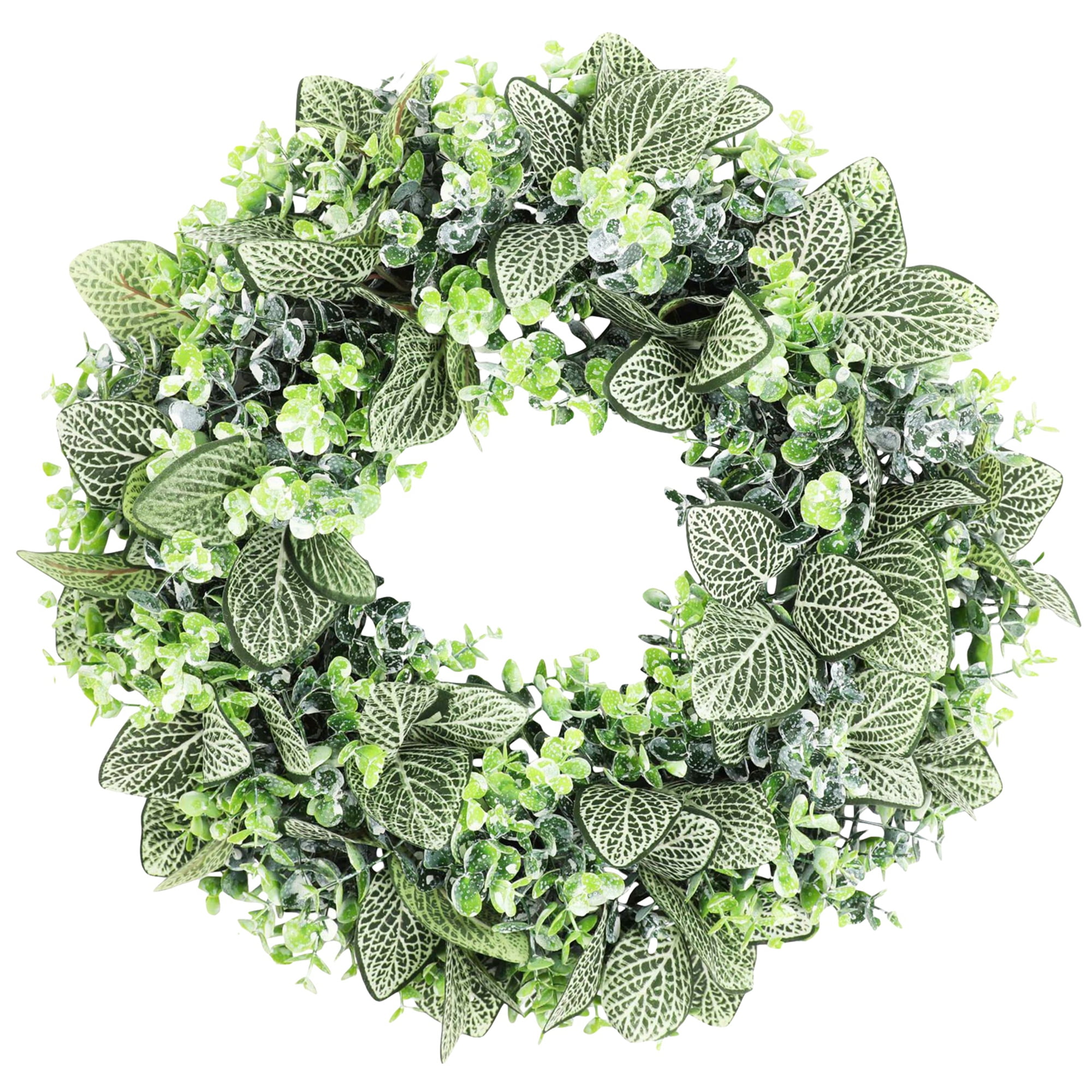 Artificial Eucalyptus Wreath for Front Door Spring Summer Fall Wreath ...