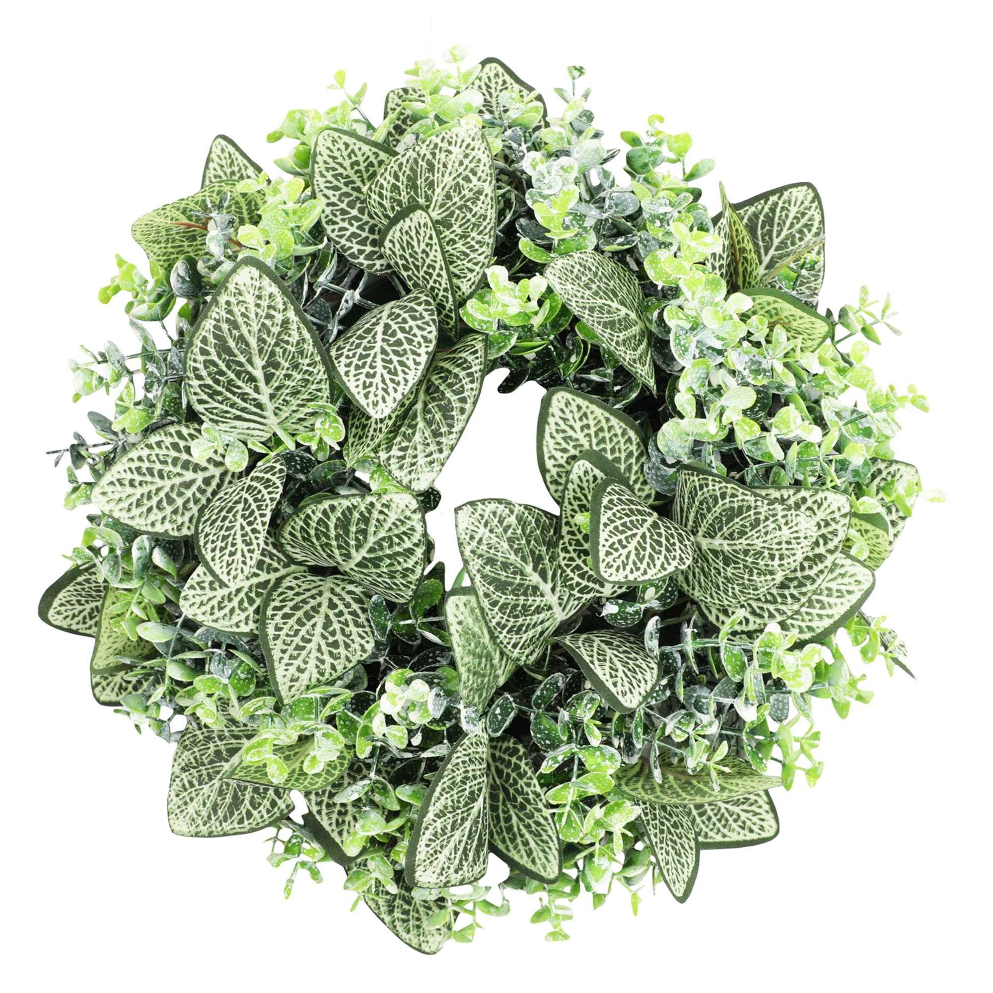 Artificial Eucalyptus Wreath for Front Door Spring Summer Fall Wreath ...