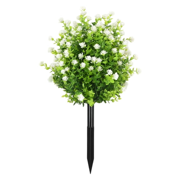Artificial Eucalyptuses Plant Stakes For Indoor Outdoor Decoration Weather Resistant Camellias Greeneries Accessories