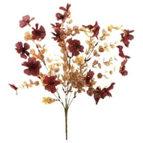 Artificial Fake Fall Plants Flowers for Outdoor Outside Decoration,Faux Silk Colorful Daisy Uv Resistant Look Real No Fade for Front Door Porch Patio Yard Balcony Autumn Decorharlik